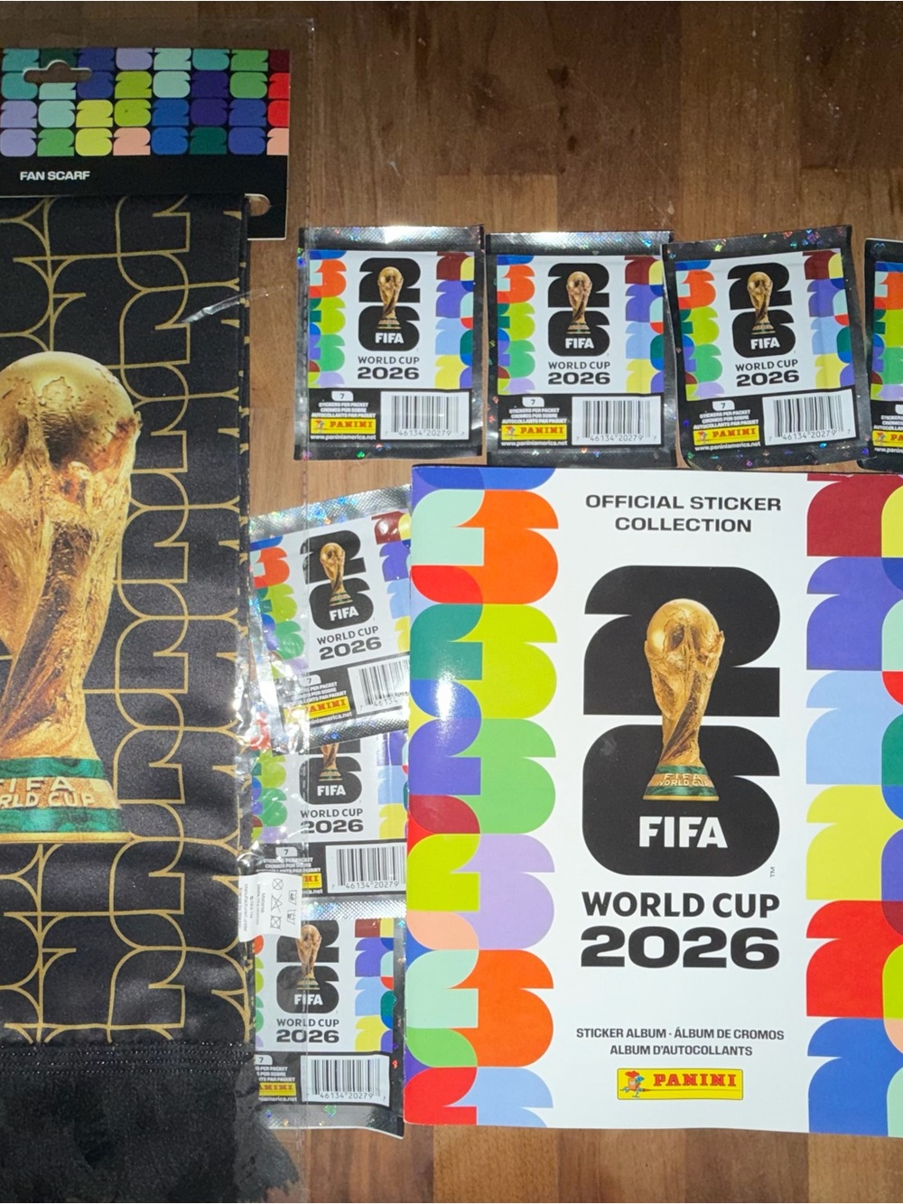 Panini World Cup 2026 Sticker Album – White with Multicolor Accents